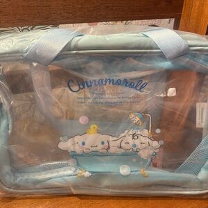 Sanrio Cinnamoroll Blue Cosmetic Bag. NWT